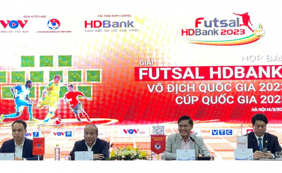 C&ocirc;ng bố Giải Futsal HDBank v&ocirc; địch quốc gia v&agrave; C&uacute;p quốc gia 2023