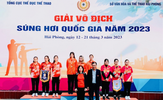 Khai mạc Giải v&ocirc; địch S&uacute;ng hơi quốc gia 2023