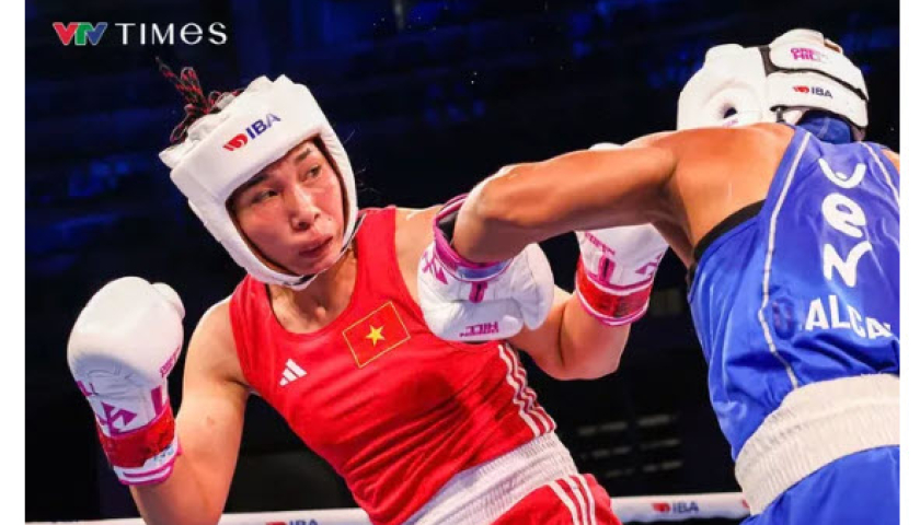 H&agrave; Thị Linh, Kim &Aacute;nh thi đấu ấn tượng tại Giải V&ocirc; địch Boxing nữ thế giới 2025