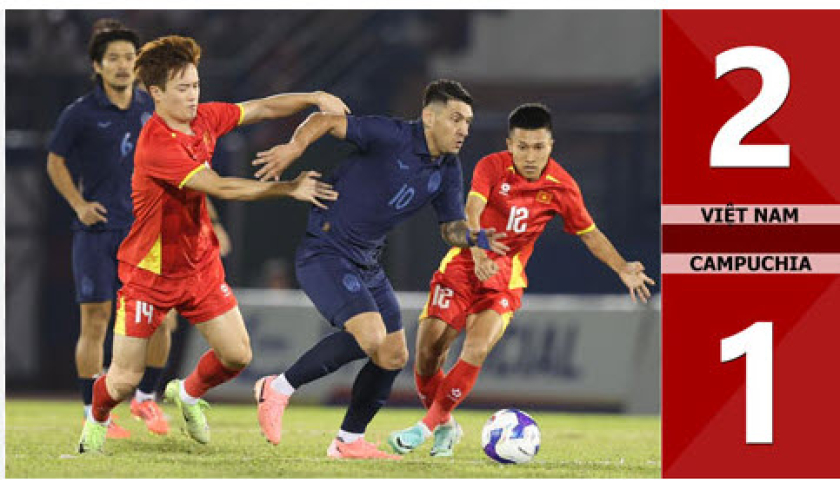 Kết quả b&agrave;n thắng Việt Nam vs Campuchia: 2-1 (Giao hữu quốc tế 2025)