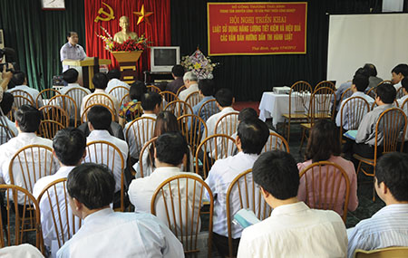 Hội nghị triển khai Luật Sử dụng năng lượng tiết kiệm v&agrave; hiệu quả