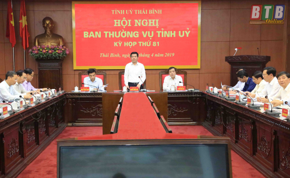 Hội nghị Ban Thường vụ Tỉnh ủy