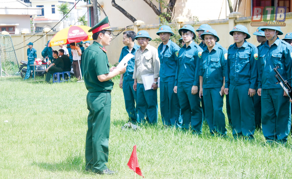 Chất v&agrave; lượng trong huấn luyện d&acirc;n qu&acirc;n tự vệ