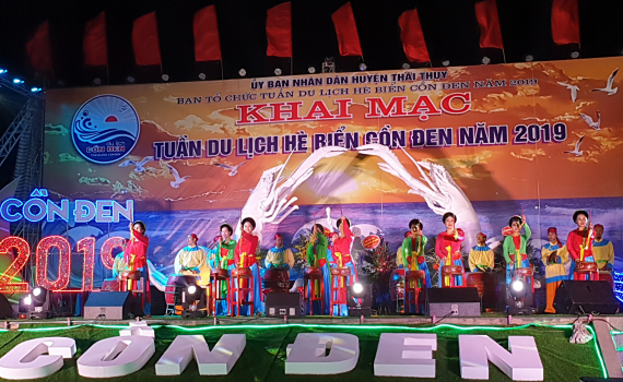 Khai mạc tuần du lịch h&egrave; biển Cồn Đen năm 2019