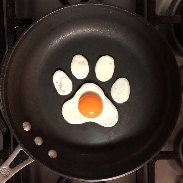 Thú vị những tác phẩm nghệ thuật được làm từ trứng rán - Hình 10