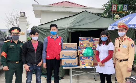 Hội Chữ thập đỏ huyện Vũ Thư ti&ecirc;n phong trong c&ocirc;ng t&aacute;c ph&ograve;ng, chống dịch Covid-19
