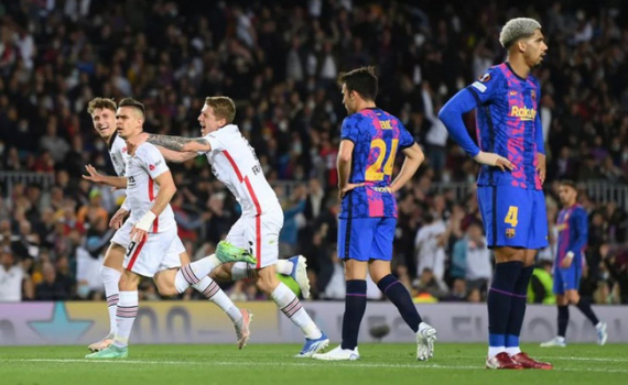 Kết quả tứ kết Europa League: Barcelona bị loại ngay tr&ecirc;n s&acirc;n nh&agrave; Nou Camp