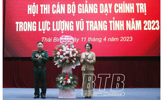  47 th&iacute; sinh tham dự hội thi c&aacute;n bộ giảng dạy ch&iacute;nh trị năm 2023