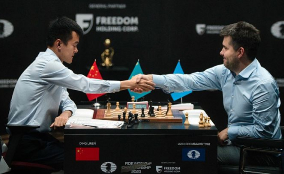 Đinh Lập Nhân gỡ hoà Nepomniachtchi ở chung kết thế giới