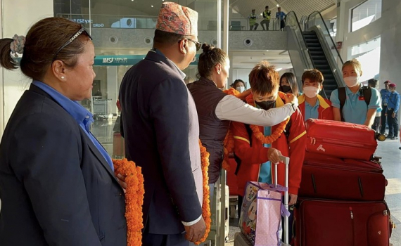 Đội tuyển nữ tới Nepal khởi tranh v&ograve;ng loại Olympic