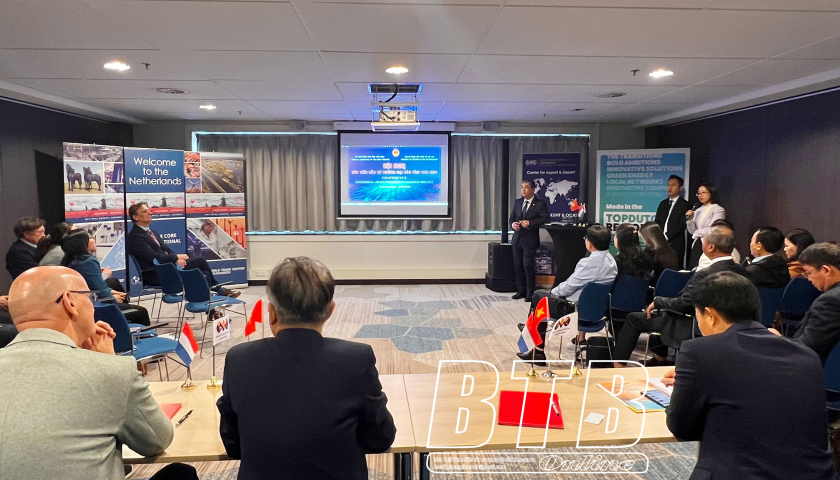 Hội nghị x&uacute;c tiến đầu tư, thương mại v&agrave;o Th&aacute;i B&igrave;nh tại H&agrave; Lan