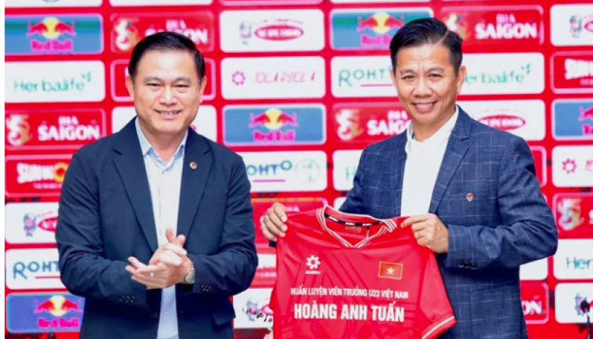 LĐBĐVN tổ chức lễ k&yacute; kết v&agrave; c&ocirc;ng bố HLV trưởng ĐT U23 Việt Nam tham dự VCK U23 ch&acirc;u &Aacute; 2024