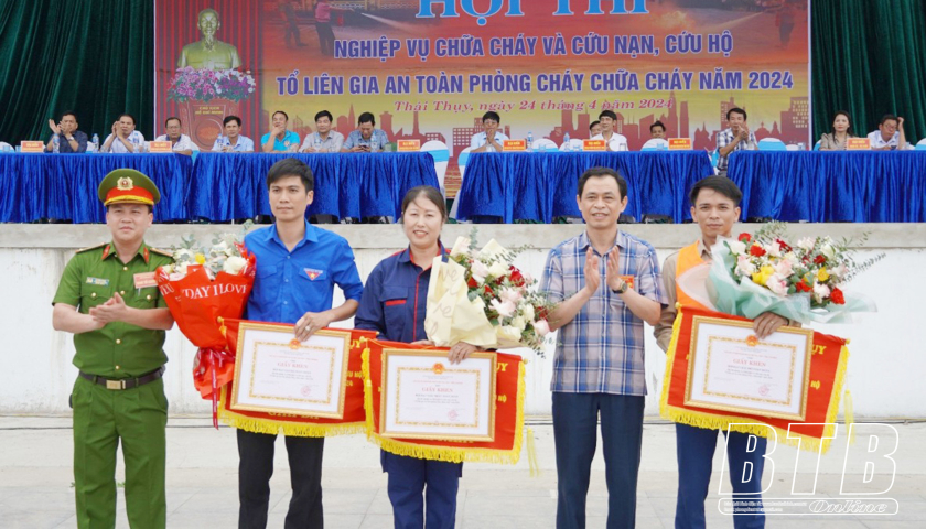 Th&aacute;i Thụy: Hội thi nghiệp vụ chữa ch&aacute;y v&agrave; cứu nạn cứu hộ tổ li&ecirc;n gia an to&agrave;n PCCC năm 2024