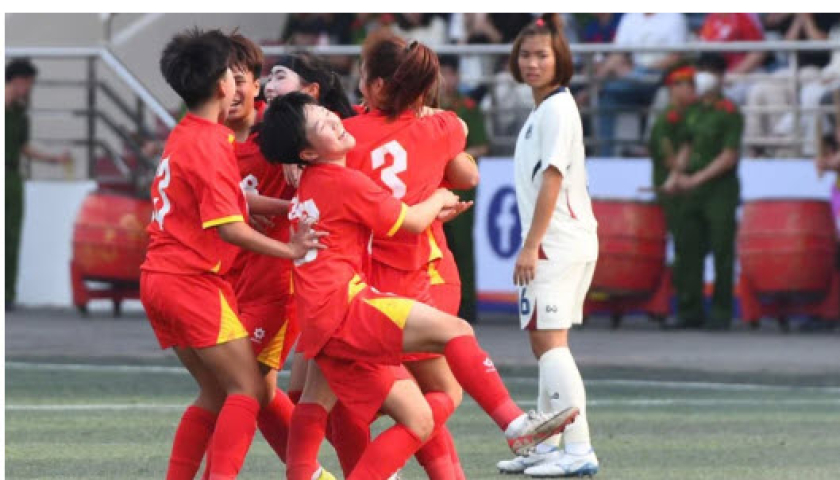 Giao hữu U17 nữ: Việt Nam thắng 2-1 Th&aacute;i Lan