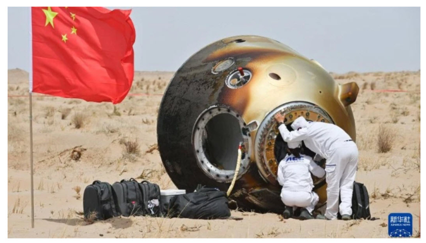 Nh&oacute;m phi h&agrave;nh gia t&agrave;u vũ trụ Thần Ch&acirc;u 19 trở về Tr&aacute;i Đất an to&agrave;n