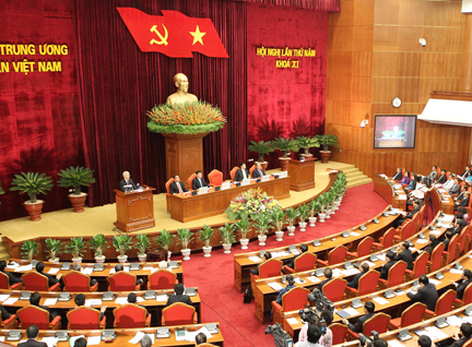 Khai mạc Hội nghị lần thứ năm Ban Chấp h&agrave;nh Trung ương &ETH;ảng kh&oacute;a XI