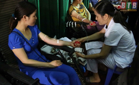 Kiến Xương: 326 đơn vị m&aacute;u được nhận trong đợt 1 ng&agrave;y hội hiến m&aacute;u t&igrave;nh nguyện