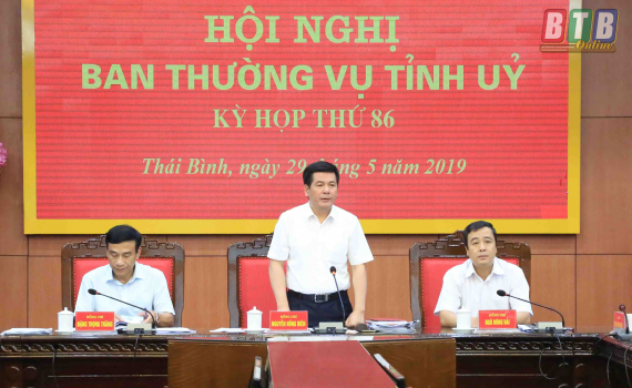 Hội nghị Ban Thường vụ Tỉnh ủy