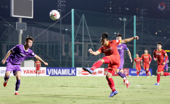 ĐT Việt Nam và ĐT U22 Việt Nam chia quân đấu tập, đánh giá lực lượng