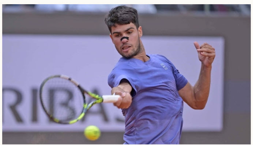 Alcaraz v&agrave;o tứ kết Rome Masters