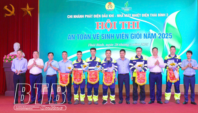 Ba nh&agrave; m&aacute;y nhiệt điện tranh t&agrave;i tại Hội thi An to&agrave;n vệ sinh vi&ecirc;n giỏi mở rộng lần thứ 2