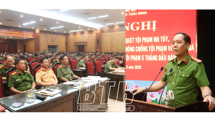 C&ocirc;ng an tỉnh tổng kết cao điểm truy qu&eacute;t tội phạm ma t&uacute;y, sơ kết tuần tra vũ trang v&agrave; đ&aacute;nh gi&aacute; c&ocirc;ng t&aacute;c ph&ograve;ng, chống tội phạm 5 th&aacute;ng đầu năm