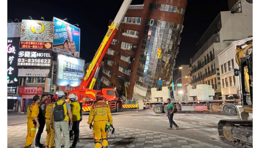 Động đất mạnh tại Đ&agrave;i Loan (Trung Quốc) l&agrave;m rung lắc nhiều t&ograve;a nh&agrave;