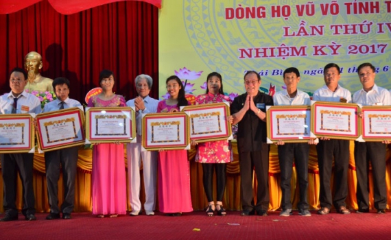 Đại hội đại biểu d&ograve;ng họ Vũ - V&otilde; tỉnh Th&aacute;i B&igrave;nh lần thứ IV, nhiệm kỳ 2017 - 2022