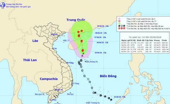 C&ocirc;ng điện khẩn số 04 của Ban chỉ huy Ph&ograve;ng chống thi&ecirc;n tai v&agrave; TKCN tỉnh Th&aacute;i B&igrave;nh