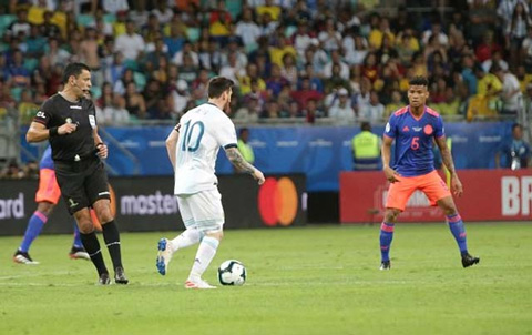 Messi đã chơi không tốt ở trận đấu này