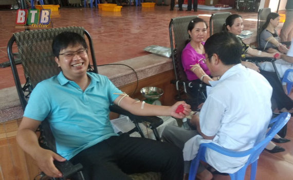 Vũ Thư thu nhận 133 đơn vị máu trong ngày hội hiến máu tình nguyện