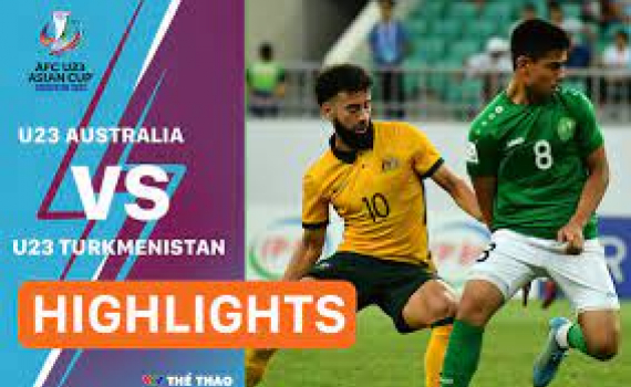 Highlights U23 AUSTRALIA v- U23 TURKMENISTAN, Kịch t&iacute;nh đến ph&uacute;t cuối c&ugrave;ng