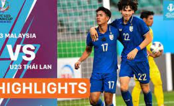 Highlights U23 MALAYSIA vs U23 TH&Aacute;I LAN: Voi chiến thắng &aacute;p đảo