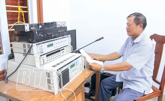 Tiền Hải: N&acirc;ng cao chất lượng đ&agrave;i truyền thanh cơ sở