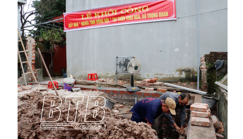 Hội Cựu chiến binh huyện Đ&ocirc;ng Hưng: Hỗ trợ 510 triệu đồng sửa chữa, x&acirc;y mới 11 nh&agrave; nghĩa t&igrave;nh đồng đội