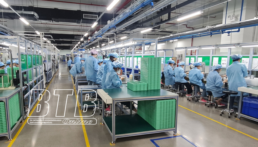 Doanh nghiệp trong khu kinh tế v&agrave; c&aacute;c khu c&ocirc;ng nghiệp tỉnh đạt doanh thu gần 7.000 tỷ đồng