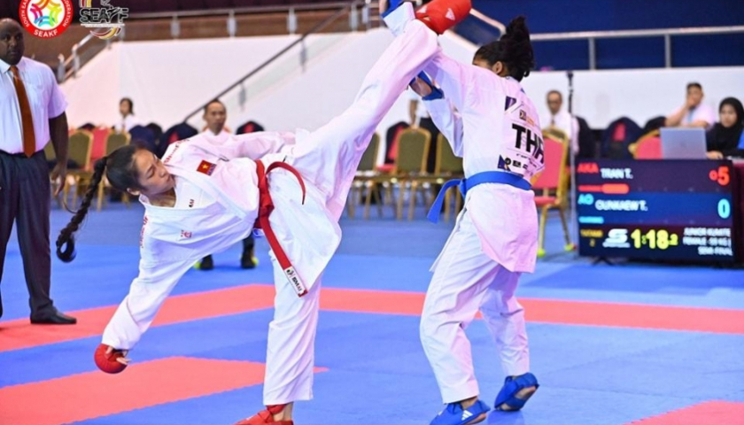 Karate Vi&ecirc;̣t Nam giành 11 HCV trong ngày mở màn giải v&ocirc; địch Đ&ocirc;ng Nam Á 2025