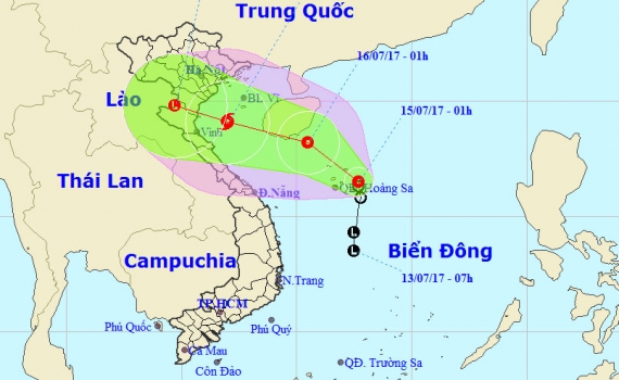 Điện khẩn số 01/CĐ-PCTT của Ban Chỉ huy PCTT v&agrave; TKCN tỉnh Th&aacute;i B&igrave;nh