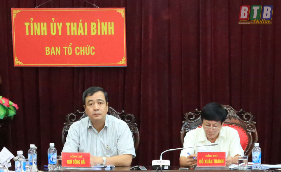 Giao ban công tác tổ chức xây dựng Đảng