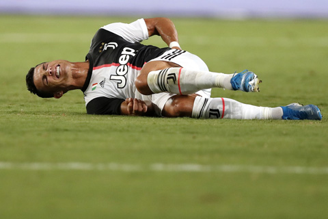 Ronaldo bị phạm lỗi nhiều trận này