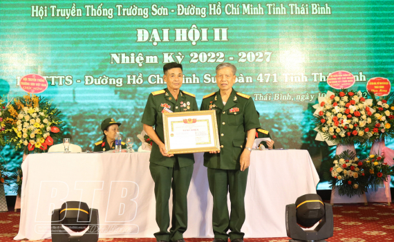 Đại hội Hội Truyền thống Trường Sơn &ndash; Đường Hồ Ch&iacute; Minh Sư đo&agrave;n 471 tỉnh Th&aacute;i B&igrave;nh