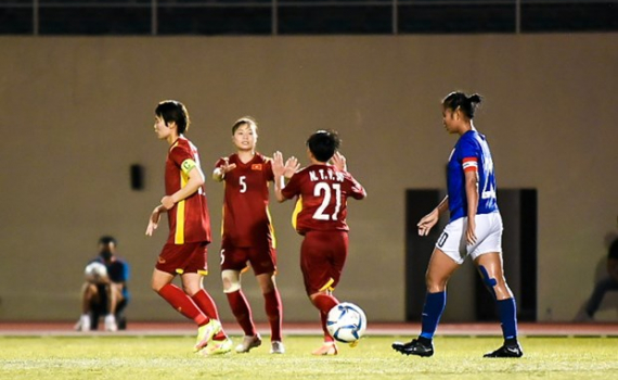 Đội tuyển nữ Việt Nam thắng trận ra quân tại AFF Cup 2022