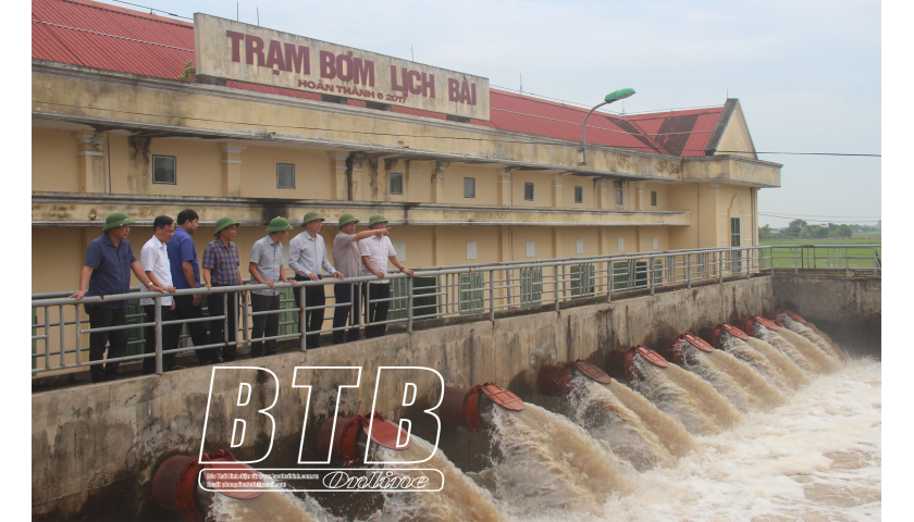 Đồng ch&iacute; Ph&oacute; Chủ tịch thường trực UBND tỉnh: Kiểm tra c&ocirc;ng t&aacute;c ph&ograve;ng, chống b&atilde;o số 2