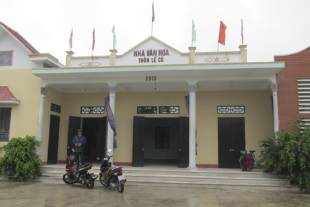 Kinh nghiệm x&acirc;y dựng nh&agrave; văn h&oacute;a th&ocirc;n ở Thụy Duy&ecirc;n