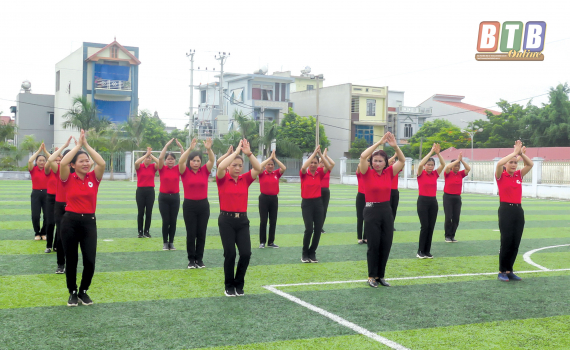 S&ocirc;i nổi phong tr&agrave;o văn h&oacute;a, thể thao ở Kiến Xương