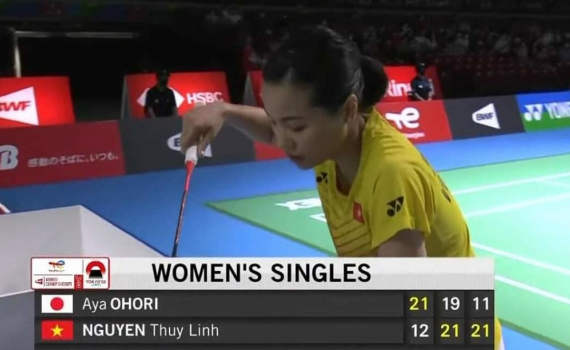 Giải cầu l&ocirc;ng thế giới 2022: Nguyễn Th&ugrave;y Linh thắng thuyết phục tay vợt Nhật Bản