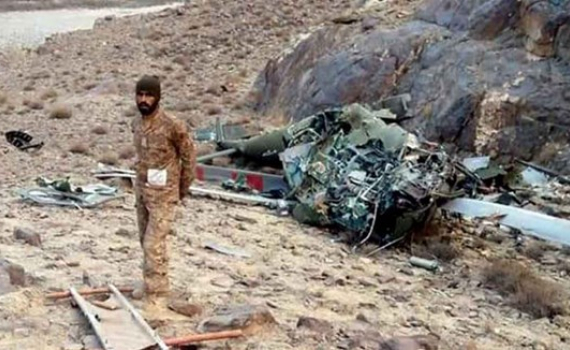 Rơi trực thăng quân sự tại Pakistan, nhiều sỹ quan cấp cao thiệt mạng