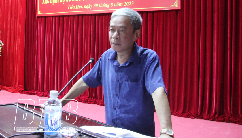 Tiền Hải: Gần 1.000 đại biểu được tập huấn phương ph&aacute;p r&agrave; so&aacute;t, ph&acirc;n loại hộ ngh&egrave;o, hộ cận ngh&egrave;o