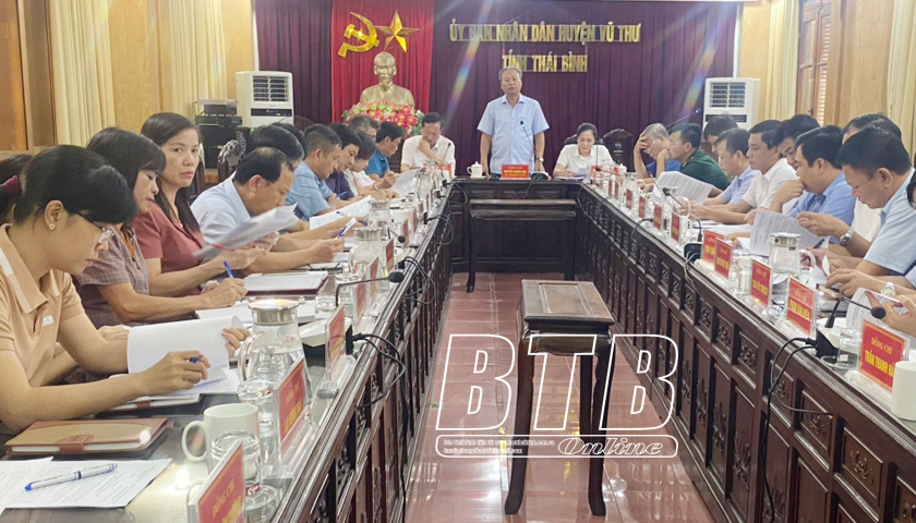  Vũ Thư: R&agrave; so&aacute;t, đ&aacute;nh gi&aacute; tiến độ x&acirc;y dựng n&ocirc;ng th&ocirc;n mới n&acirc;ng cao ở c&aacute;c x&atilde;