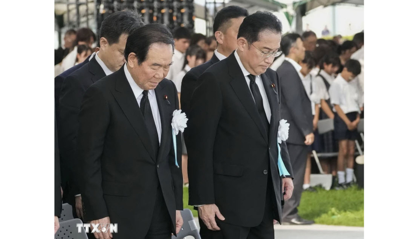 Nhật Bản tưởng niệm 79 năm vụ ném bom nguyên tử xuống Hiroshima